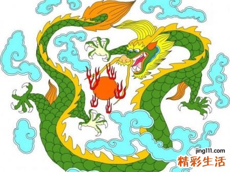 梦见龙在天上飞,梦到红色的龙在天上飞