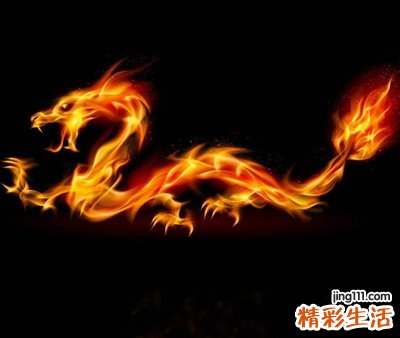 梦见火龙，梦到火龙在天上飞在水里游
