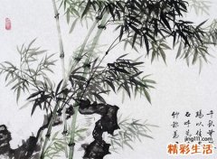 家里挂竹子画招鬼