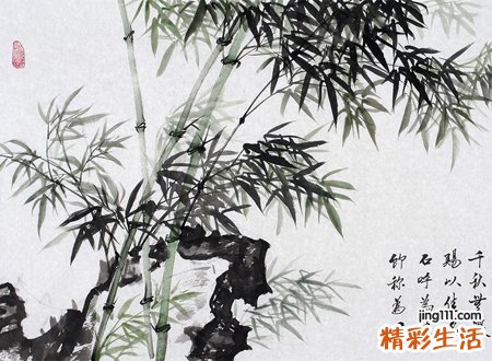 家里挂竹子画招鬼