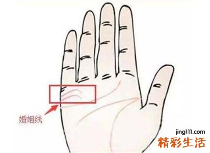 女人手相算命婚姻线分析