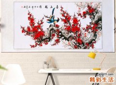 客厅挂梅花画禁忌
