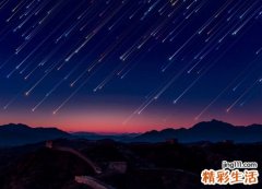 梦见流星雨有什么预兆，做梦梦到大量流星雨