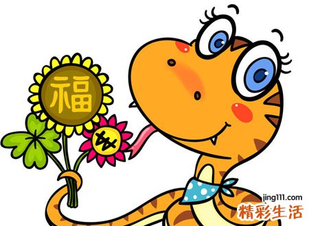 梦见彩色的蛇有什么预兆，女人梦到七彩蛇