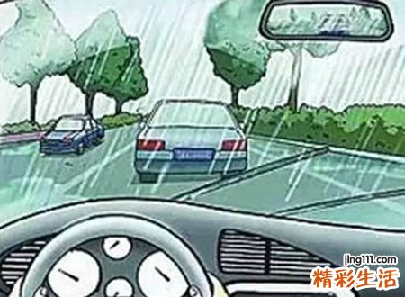 梦见下雨开车有什么预兆，做梦梦到自己在雨中开车