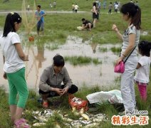 梦见抓鱼啥意思，做梦梦到和女朋友一起在河里抓鱼