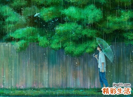 梦见下雨特别大的雨，梦到和别人一起躲雨