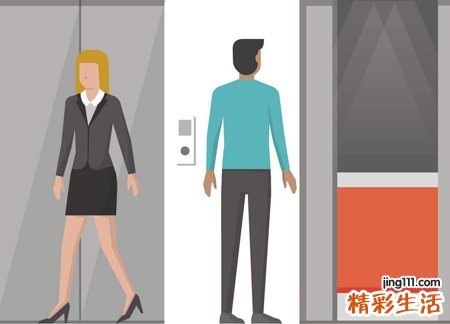 梦见坐电梯一上一下，女人梦到坐电梯下楼