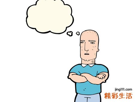 梦见秃顶一根头发都没有，女人梦见自己头顶秃了