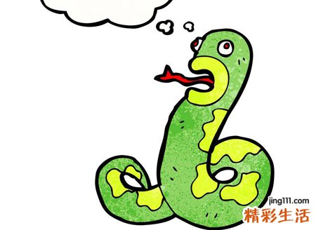 晚上做梦梦见蛇在床上缠绕着自己