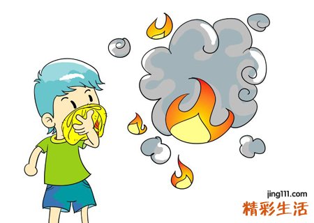 梦见房子失火逃命差点被烧死了