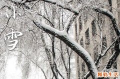 小雪时节各方面养生注意事项