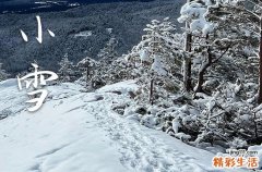 小雪节气是2023的哪一天