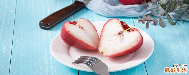 莲雾怎么吃图解 莲雾里面的棉可以吃吗