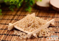 糙米祛湿吗 糙米居然有这么多神奇的功效