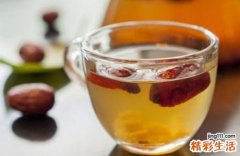 山楂红枣泡水的功效