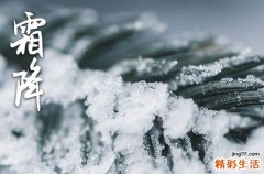 今年的霜降是哪一天2023 2023年啥时候霜降
