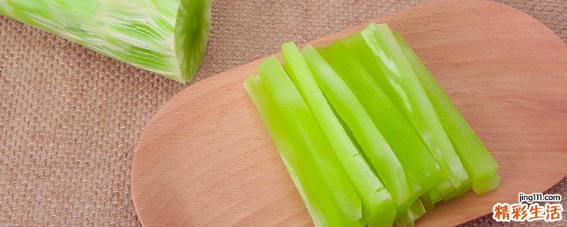 莴笋和豆腐能一起吃吗 莴笋可以和豆腐炒吗
