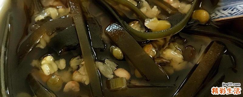 海带绿豆汤的功效与作用