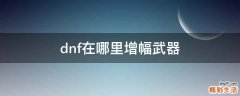 dnf在哪里增幅武器