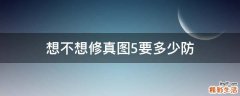 想不想修真图5要多少防