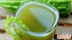 苦瓜汁饭前喝还是饭后喝 苦瓜汁可以空腹喝吗