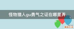 怪物猎人gu勇气之证在哪里弄