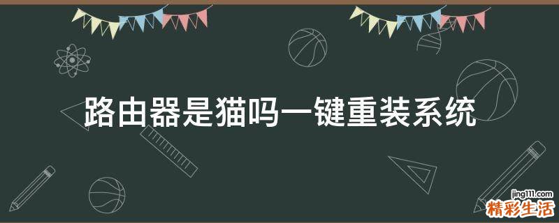 路由器是猫吗一键重装系统