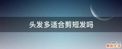 头发多适合剪短发吗