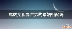 属虎女和属牛男的婚姻相配吗