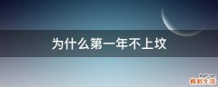 为什么第一年不上坟