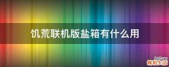 饥荒联机版盐箱有什么用