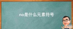 no是什么元素符号