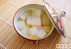 甘蔗和梨煮水的功效 甘蔗梨子汤的做法