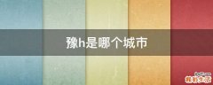 豫h是哪个城市