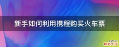 新手如何利用携程购买火车票