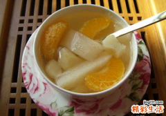 马蹄香梨橘子水