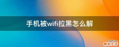 手机被wifi拉黑怎么解