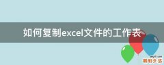 如何复制excel文件的工作表