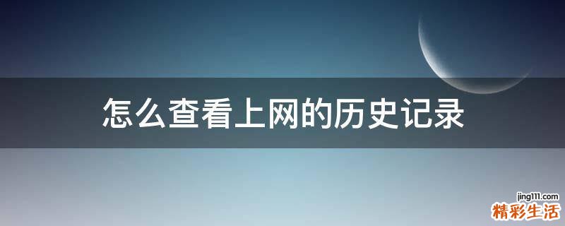 怎么查看上网的历史记录