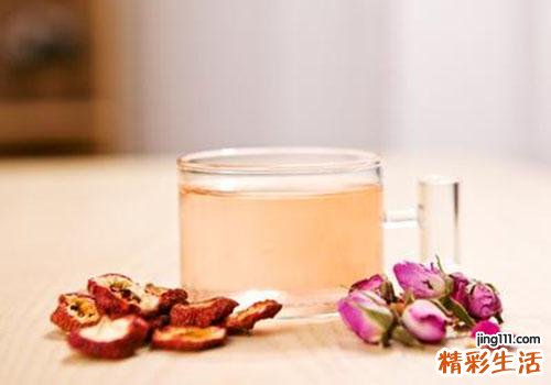 玫瑰花和山楂一起泡有什么功效
