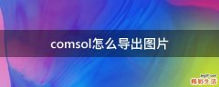 comsol怎么导出图片