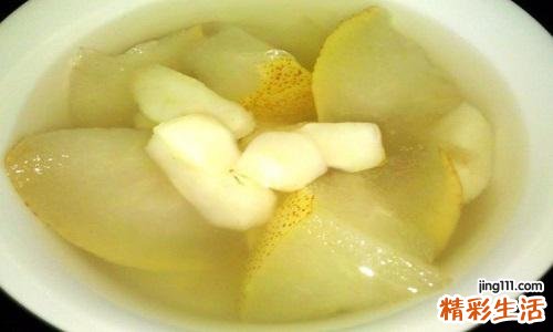 蜂蜜雪梨汤