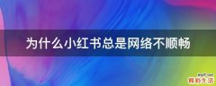 为什么小红书总是网络不顺畅