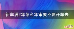 新车满2年怎么年审要不要开车去