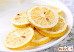 切好的柠檬片怎么保存 柠檬片和什么搭配减肥