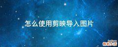 怎么使用剪映导入图片