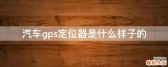 汽车gps定位器是什么样子的