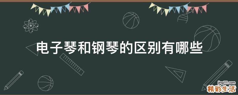 电子琴和钢琴的区别有哪些