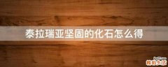 泰拉瑞亚坚固的化石怎么得